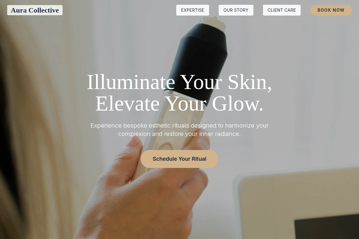 Premium Cosmetics Website Design